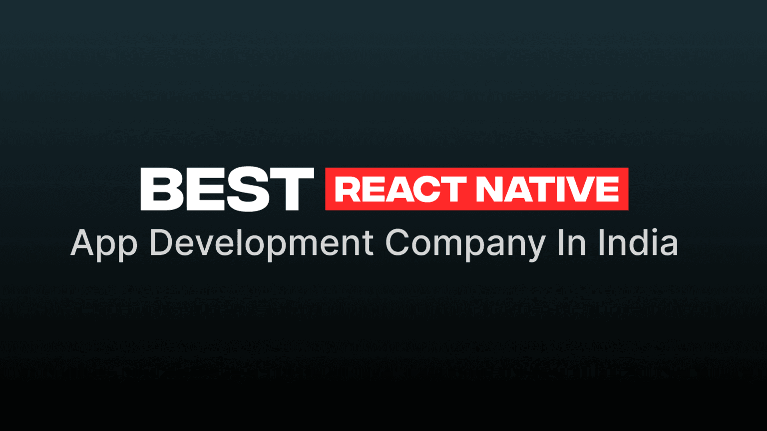 Best react native development company